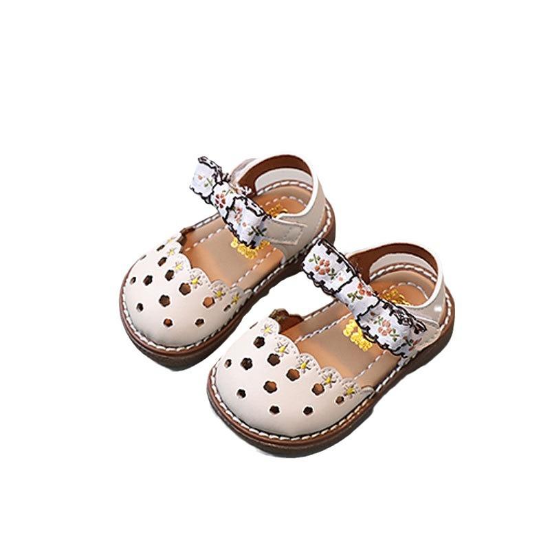 Fashionable Walkers Versatile Comfort Simple Sandals Bow Sweet Temperament Popular Baby Girl Shoes Soft Sole Comfort Baby Shoes