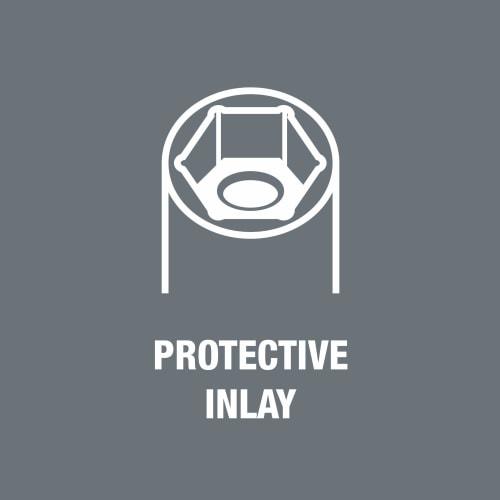 WERA 1/2" Hex Wheel Nut Impact Socket, 21mm Hex Drive, 85mm Total Length, 004592