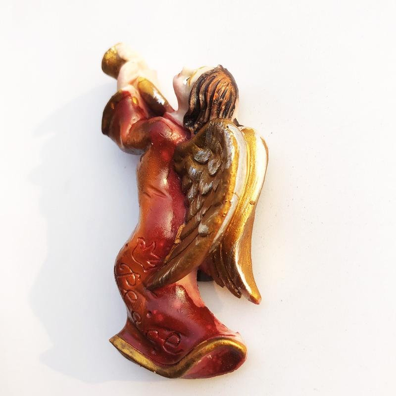 Cute Cartoon Angel Refrigerator Stickers Resin Handmade Creative Souvenirs Home Decoration