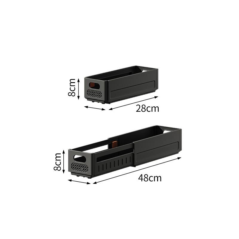 

Retractable Storage Box Large Capacity Storage Box Home Living Room Drawer Type Plastic Desktop Finishing Box