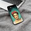 A-Artist F-Frida K-Kahlos Black Soft Silicone Phone Case for Samsung Galaxy A73, A71, A72, A70, A53, A52, A51