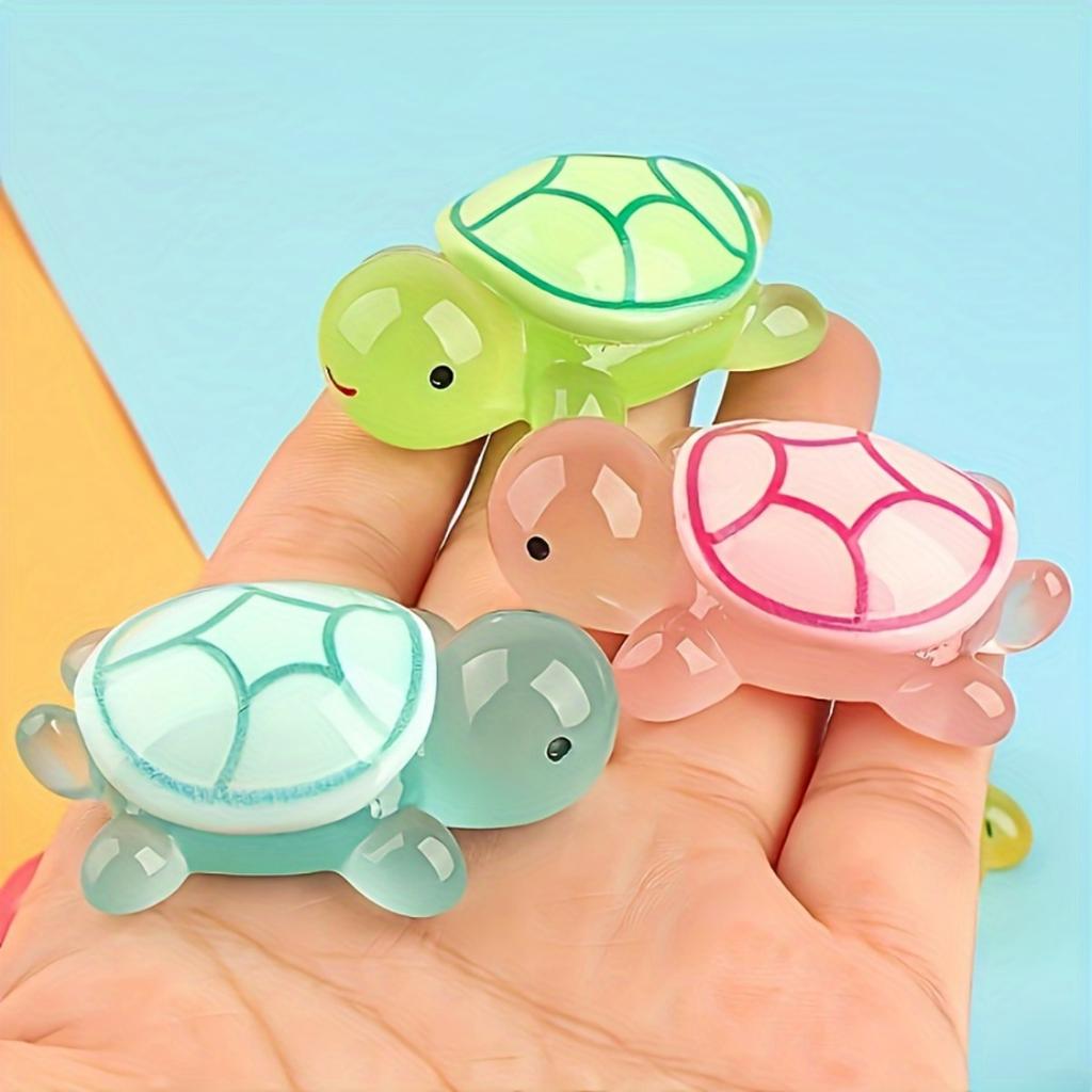 2 Stück Mini-Silikon-Harzgussformen in Schildkrötenform – DIY-Mikrolandschafts-Dekorationsset – Mehrere Teile für kleine Tisch-Harzbasteleien