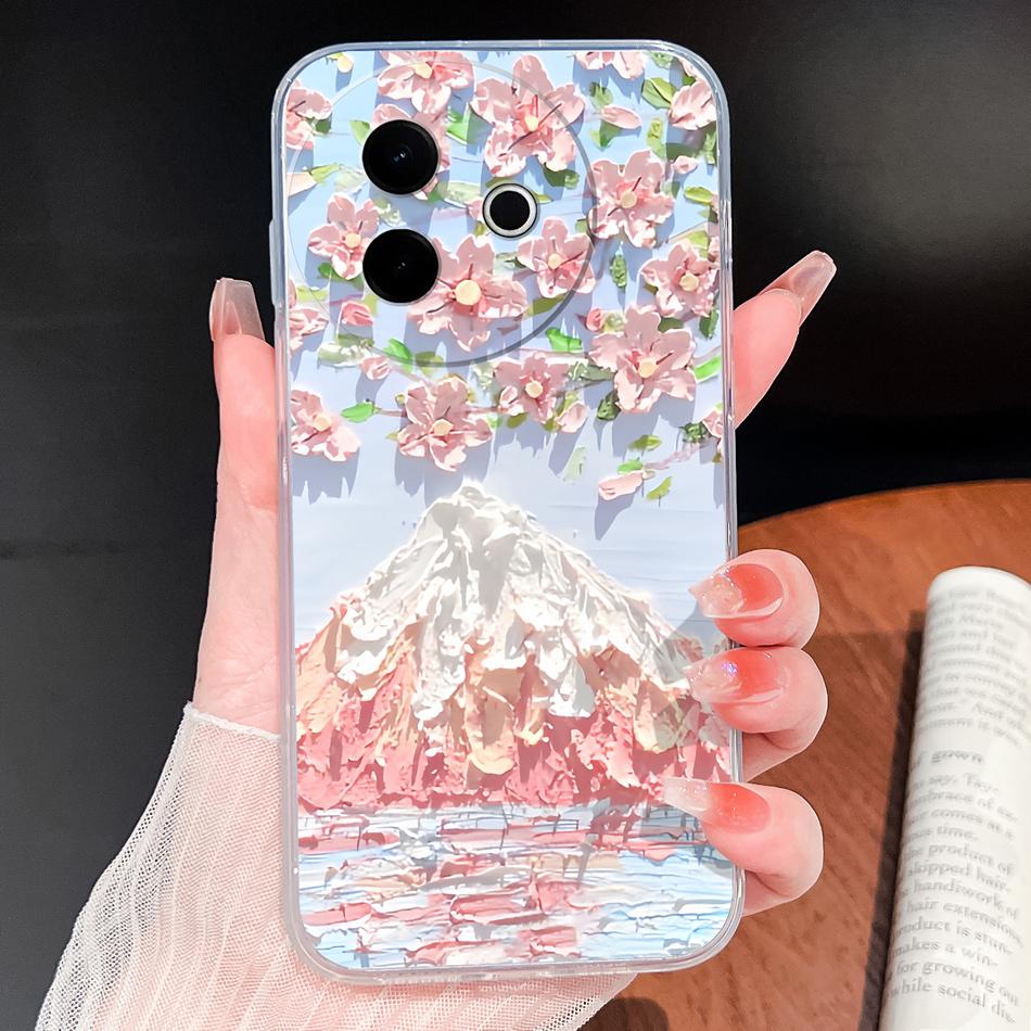 Case For Vivo Y39 Y38 5G Ocean Fish Transparent Phone Back Cover For VivoY 39 Y 38 Soft Slim TPU Silicone Lightweight Protectors