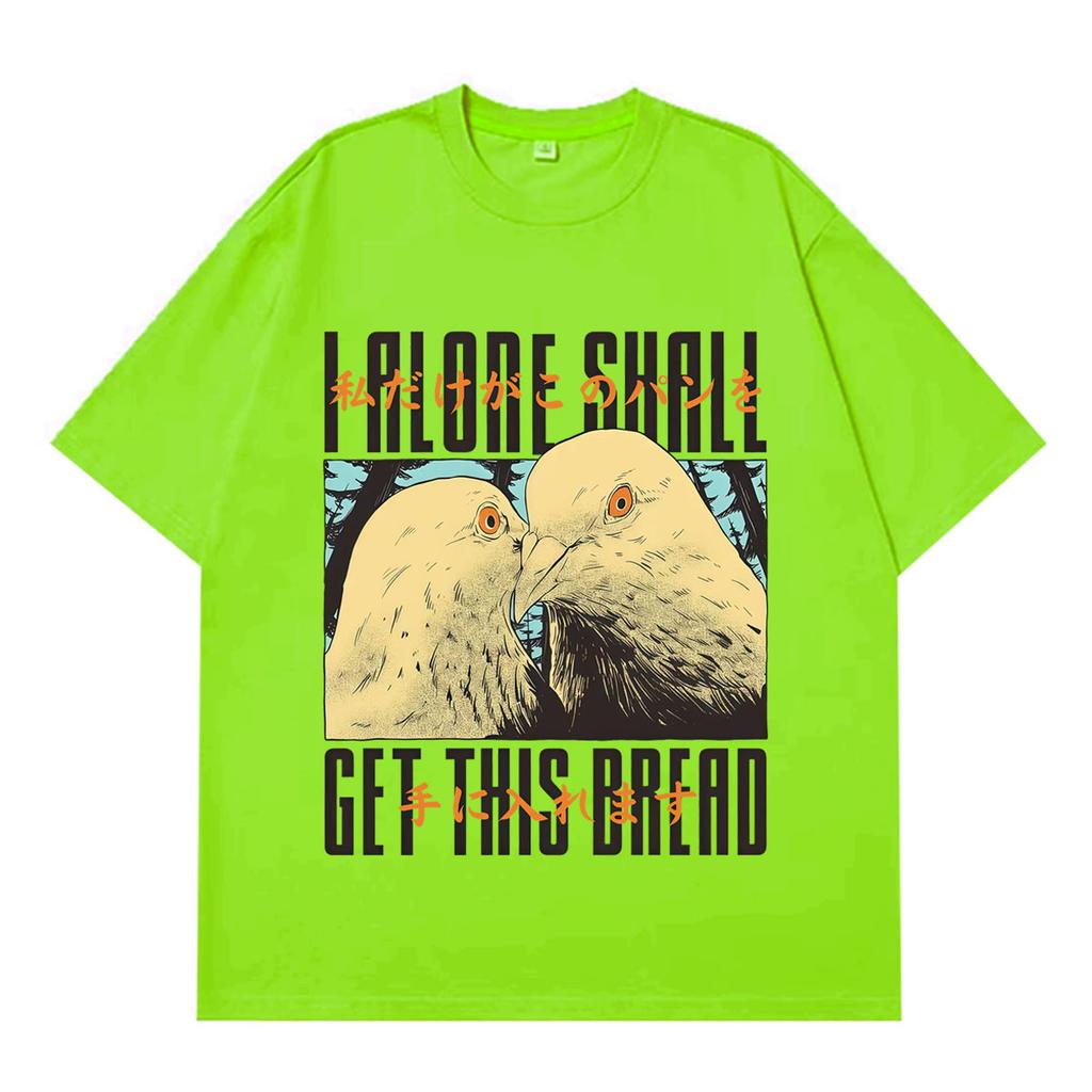 Japanese I Alone Pigeon Vintage Graphic T Shirt Unisex Unisex Fashion Casual Short Sleeve Tshirts 100 Cotton Oversized T Shirts