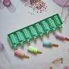 Silicone Mold Non-Stick Reusable Heat-resistant Easy Demoulding Precise Shape Ice Cream Making Multipurpose 8 Holes 3D Ice