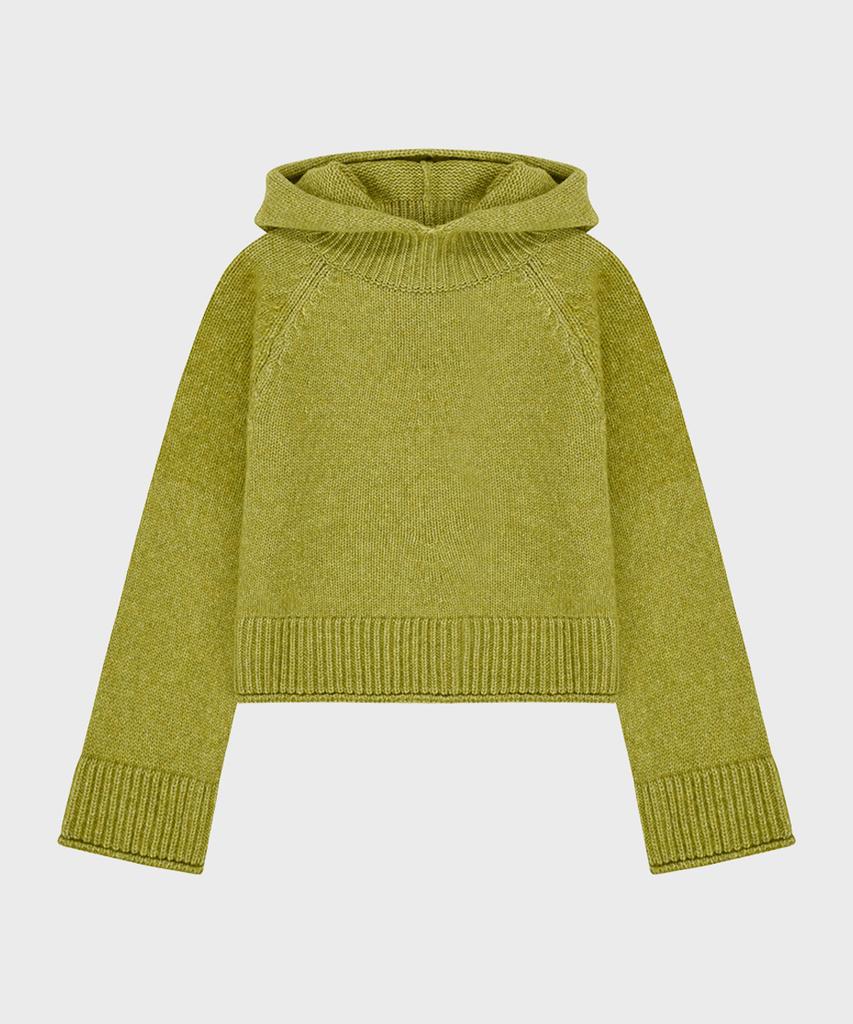 SINOON Wool Blend Hoodie Knit (Olive)