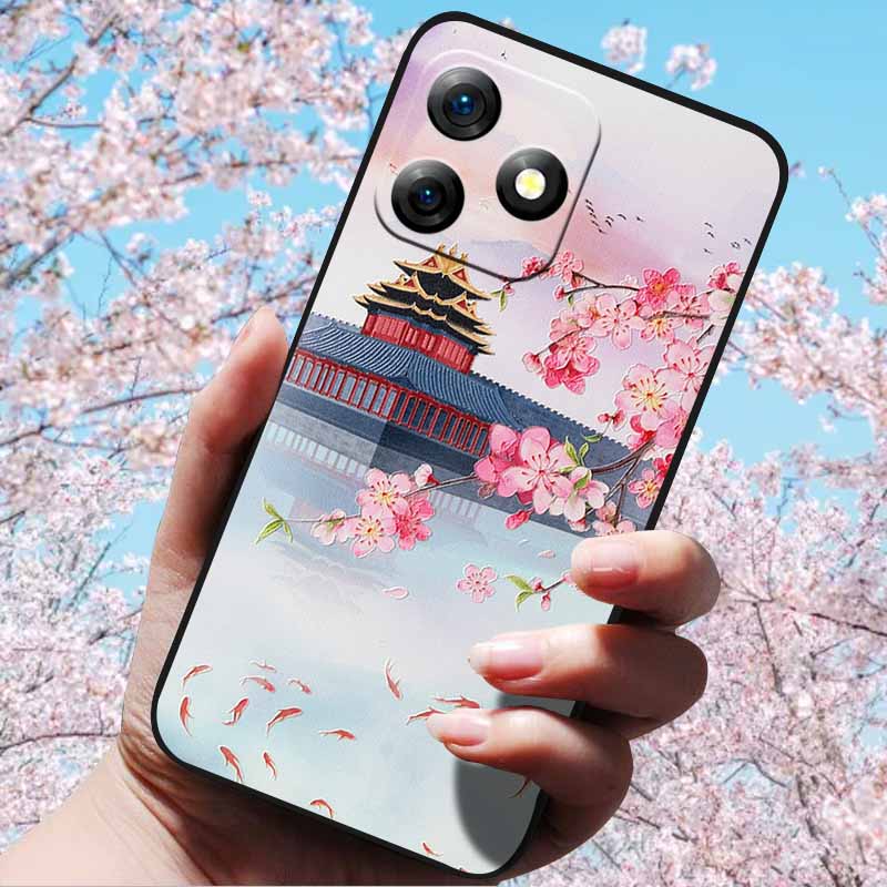 3D Relief Embossed Retro For Ulefone Note 18 Ultra Cases Soft Silicone Back Cover Cases For Ulefone Note 18 Ultra 3D Relief Case