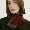 Bufandas Double-sided Neck Wraps Warm Patchwork Color Muffler Gifts Cross Knitted Scarf  Spring