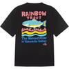 The North Face Pullover Round Neck Printed Short Sleeve T-Shirt Unisex Tops Black NT7UR12J
