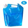 Collapsible 5L/10L Water Container - Durable, Foldable, and Leak-Proof for Camping and Hiking