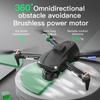 New H16 Mini Drone GPS Rc Drone HD Optical Flow Positioning 360° Obstacle Avoidance Brushless Motor Gesture Photography Foldable Quadcopter UAV