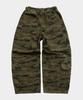 SOMEPLACE MAN Camo Washed Big Pocket Elastic Strap Rockstar Wide Cargo Pants [Khaki]