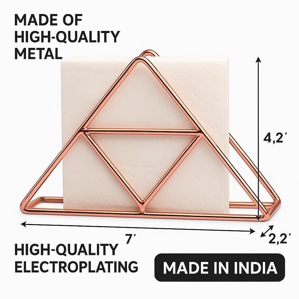 Napkin Holder for Dining Table - Tissue Paper Stand for Kitchen, Table, Home Décor, Office, Restaurant, Tissue Dispenser Organizer for Dinner Tables