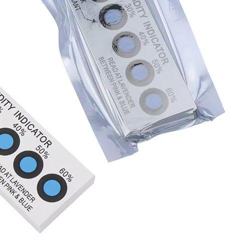 Humidity Indicator Card For Testing Humidity In Closed Containers10%-60% Test Paper Card Blue Six-point Humidity Card
