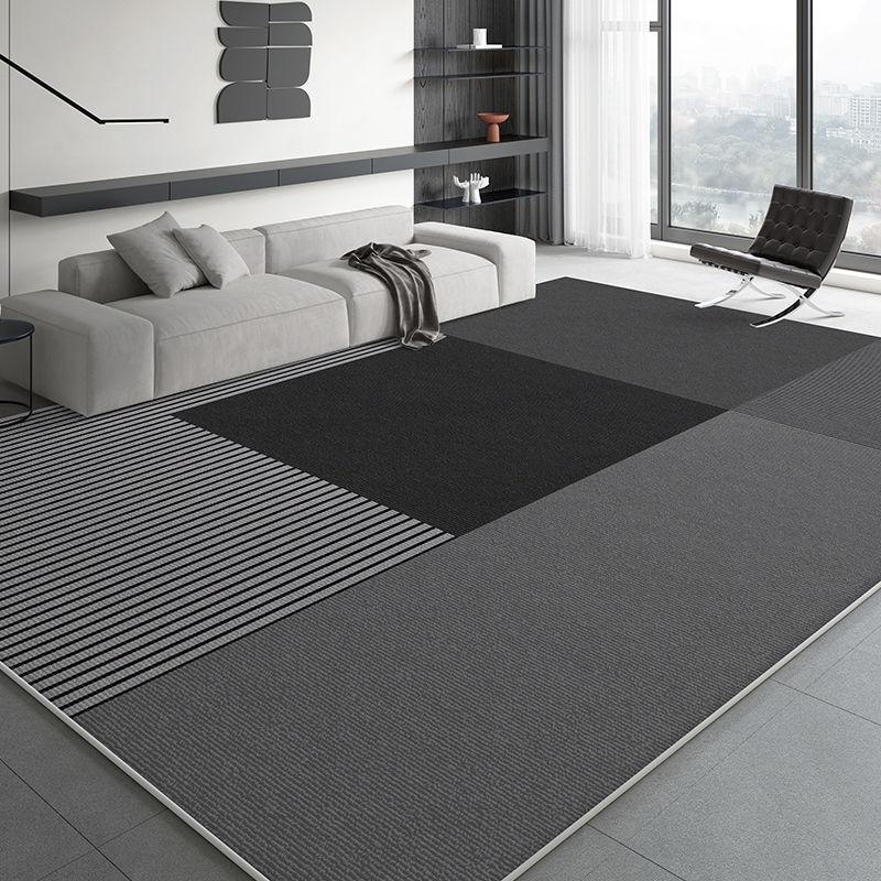 Simple Luxury Large Area Carpet for Living Room and Bedroom Floor Mats Easy to Clean Coffee Table Mats Home Decorations
