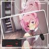 Doki L-LiteratureS Mouse Pad Cute HD Desk Pad Extended Gaming Keyboard Mats Large 90x40cm XXL Gamer Mousepad
