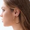 6 Pairs Hoop Earrings Cubic Zirconia Earrings Studs Set for Women 18k Gold Plated Surgical Steel Jewelry Gift