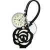 Fieldwork Women's Analog Pocket Watch with Strap, Magnifying Glass, Black, Rose Color, LW062-4