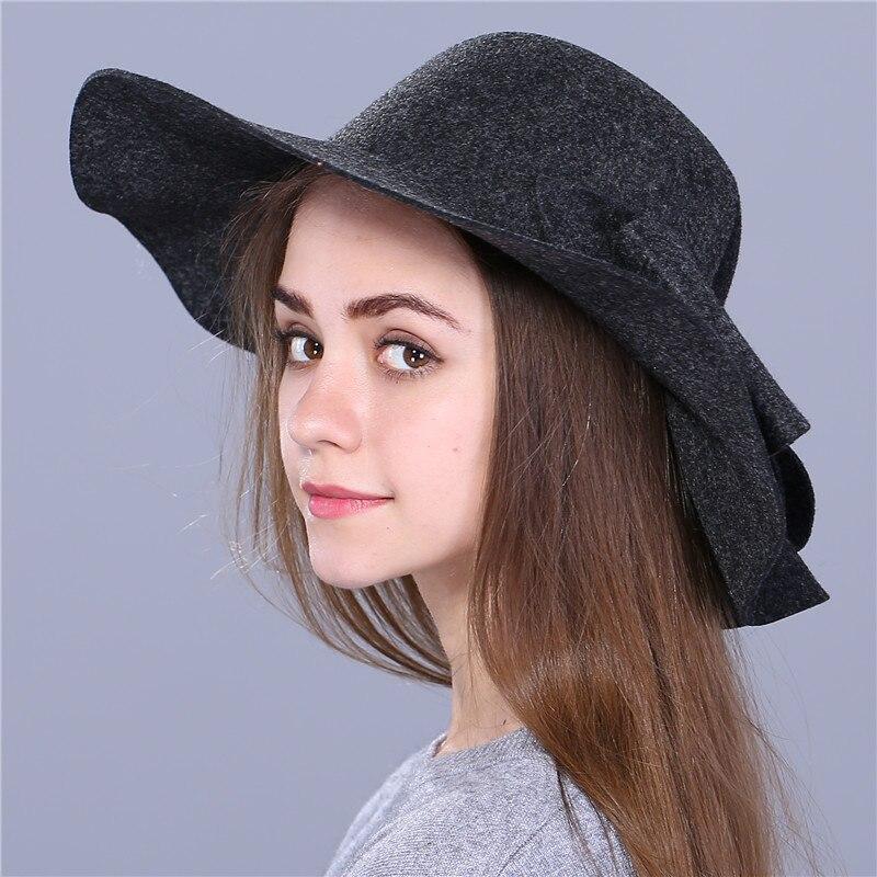 S Hat Bowler Floppy Fall Ladies Cap 