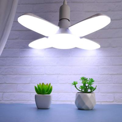 1pcs Led Bulb Led Basement Lights, Fan Light Bulb for Garage Deformable Garage Lights, Foldable Ceiling Lamp