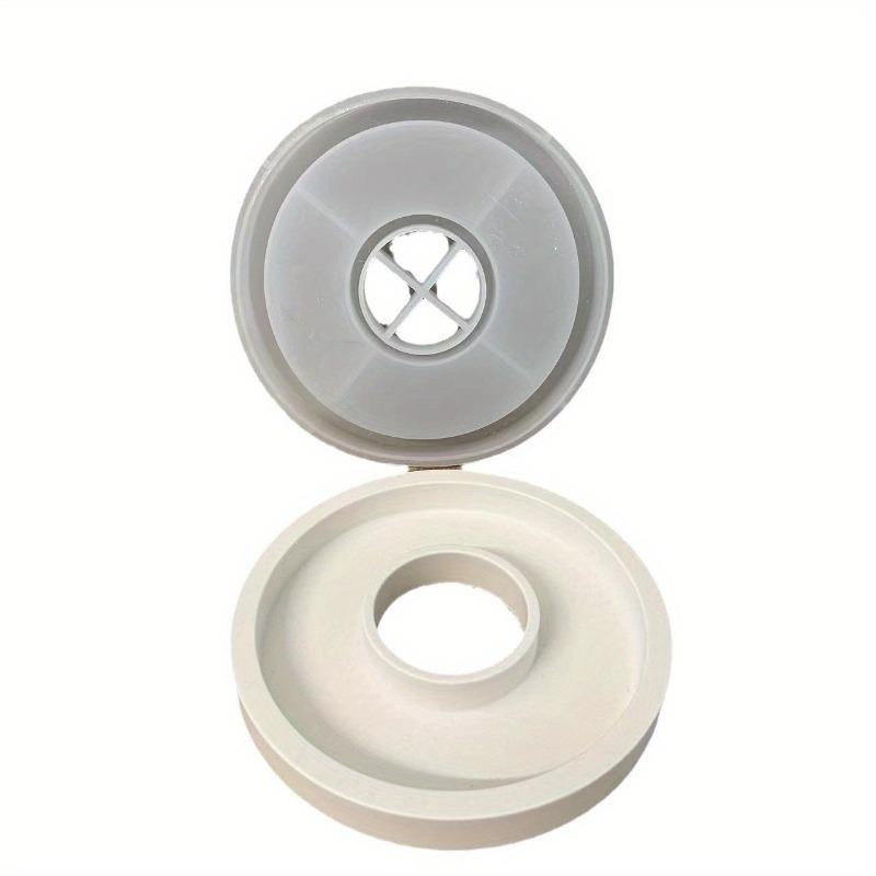 Angel House Concrete Pottery Molds Christmas Decoration Plug-in Heart Star Tree Gypsum Silicone Mold Round Tray Casting Making