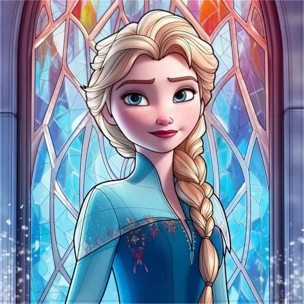 Disney 5D Diamond Painting Princesses Cross Stitch Mosaic Kit Home Decor Wall Sticker DIY Handmade Gift