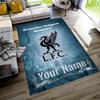 Liverpool Personalized Name Area Rug Perfect for Balcony Bedrooms Game Room Decorate Room Anti-slip Rug Decorate Offices Spiritual Gift