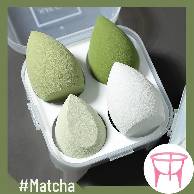 Eierschalen Make-up Schwamm - Nicht-Absorbierend, Superweich, Doppelte Anwendung für Trockene & Feuchte Anwendung, Verstaubte Make-up Quaste