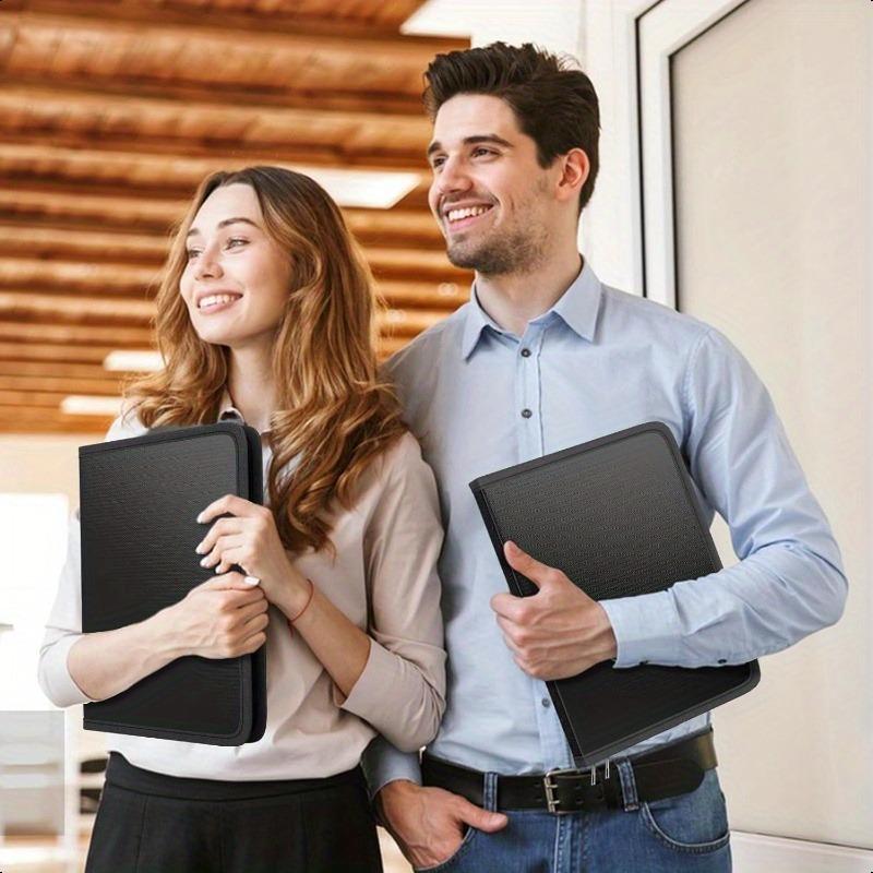 Waterproof Zipper Document Organizer,26 Compartment Waterproof Zipper Case with Labels,Document Organizer Storage File Organizer