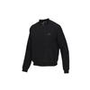 Bomber Jacket Sweatshirt Women Outerwear Black DW5716