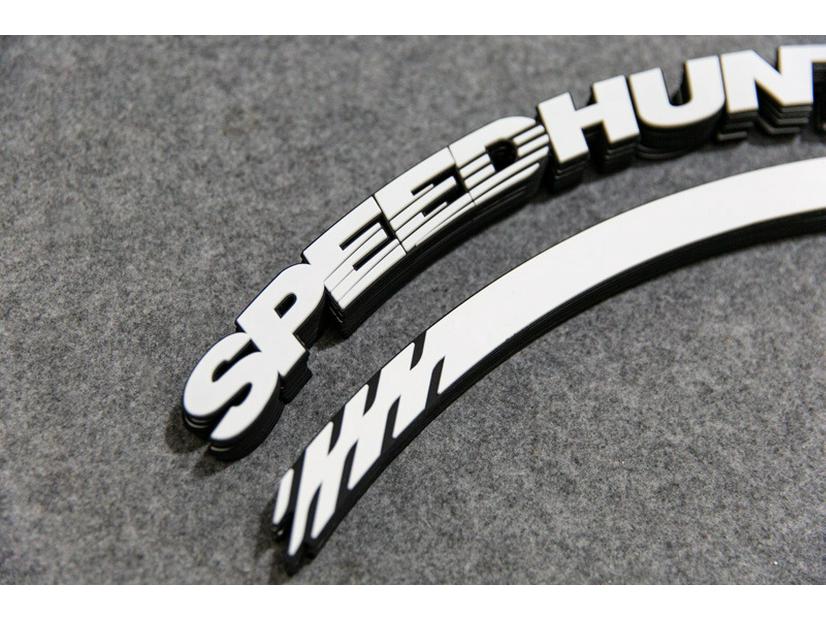 Speedhunters 3D Stereo Gummi Auto Reifen Aufkleber
