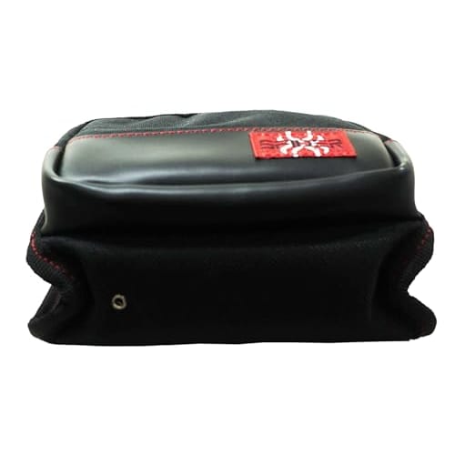 SK11 SPIDER Tobi Waist Pouch, Small, Thin, with Stretch Interior Pocket, 180mm W x 230mm H x 80mm D (SPD-JY02-B)