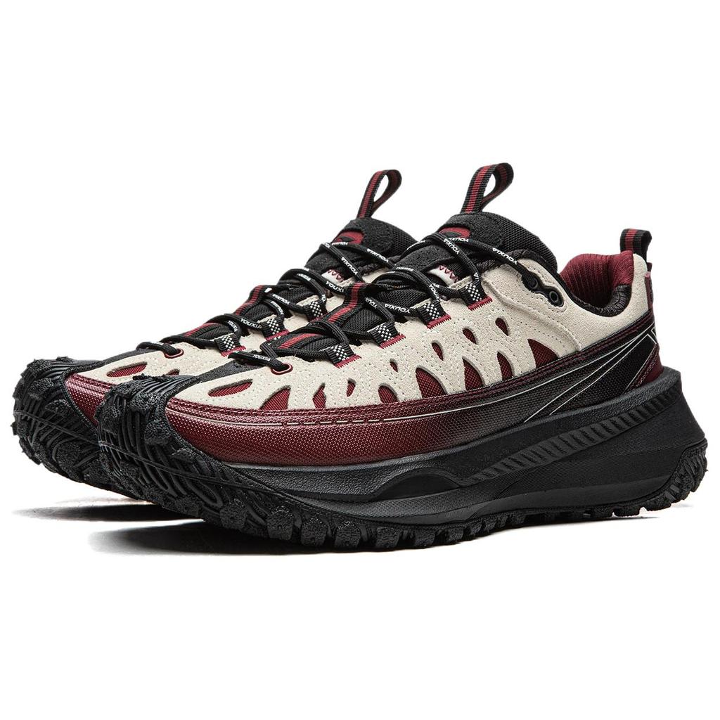 Li Ning Ranger CRC Synthetic Leather, Split Cow Leather Wear resistant And Waterproof Low top Casual Shoes Unisex AZGW023-2