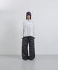 Tansanmageunesyum Nylon Wide Studded Pants (Camo Charcoal)