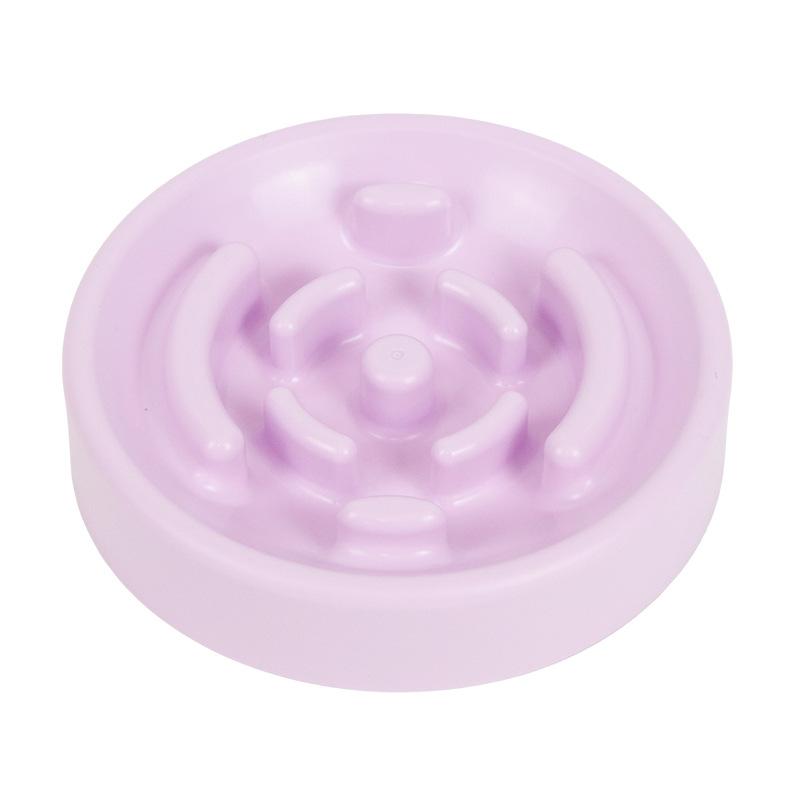 Miska pro pomalé krmení pro domácí mazlíčky, populární miska pro pomalé krmení proti dušení, univerzální miska pro kočky a psy, kulatá miska pro pomalé krmení pro psy proti převrhnutí