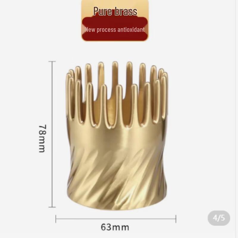 Brass Head Meridian Massage Comb