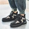 Ins Trend Men's Autumn Winter Boots Hightop Skateboard Shoes Students Boys Platform Walking Casual Boots