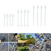 4 Piece Stainless Steel Strength, Camp Canopy, Awning, Rock Stakes, 10mm Dowel