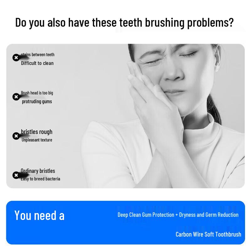 CenBan Gum Care Soft Carbon Filament Toothbrush