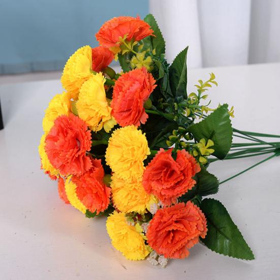 1Pc Easy To Maintain Fake Flower Anti-fall Plastic Photography Props Artificial Plant