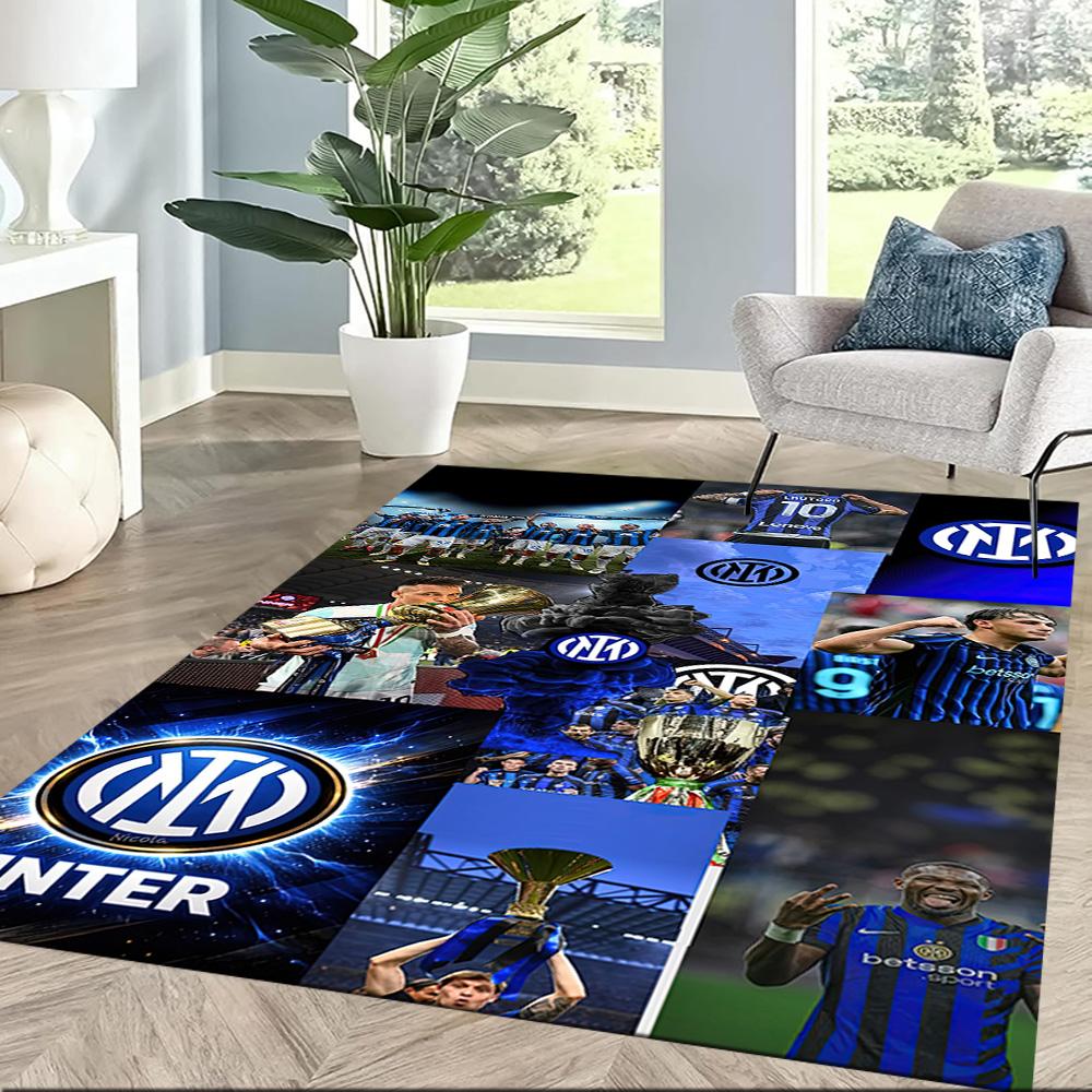 Inter Milan Carpet Perfect For Bedrooms Decorate Room Dining Room Kitchen Antislip Carpet Office Home Decor
