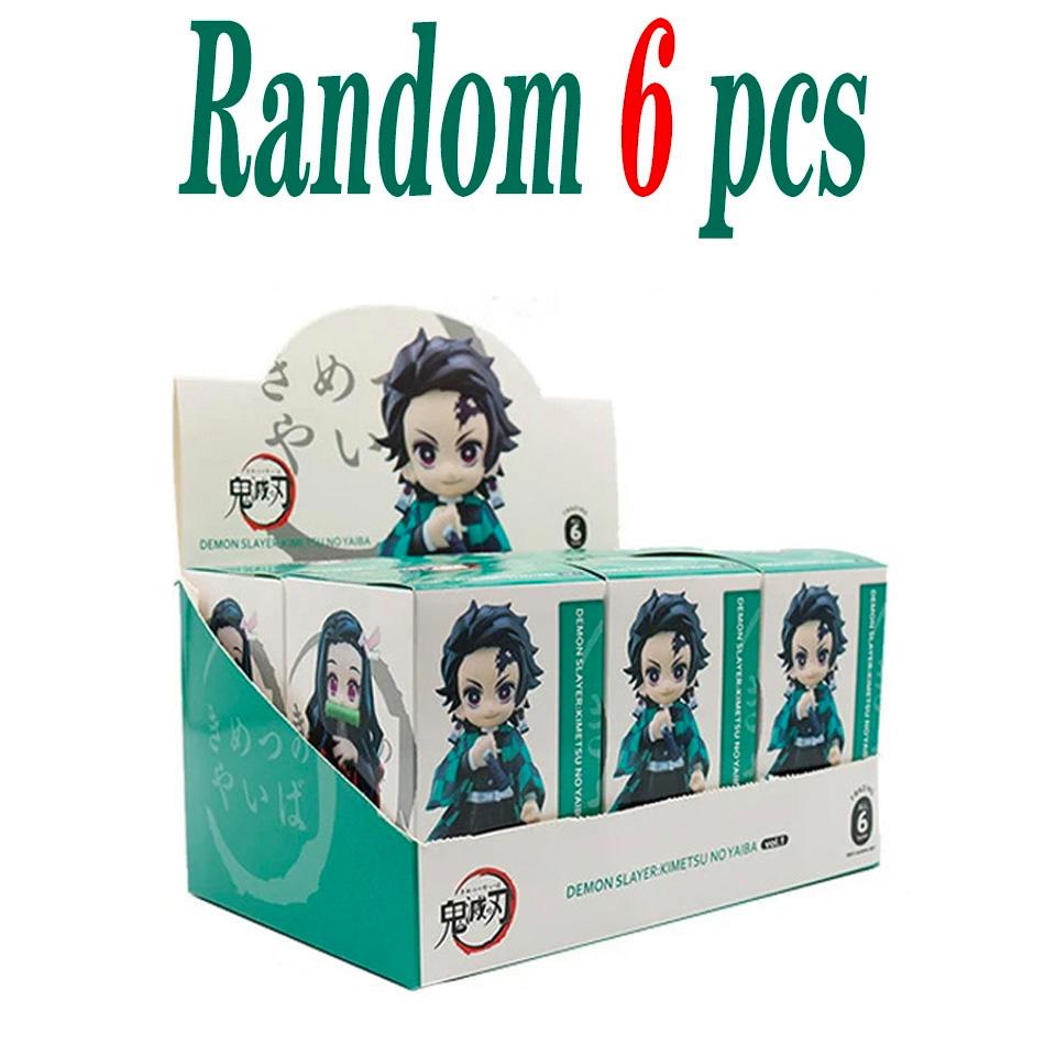 Demon Slayer Blind Box Action Figures Collectible Decoration Kids Toys Mystery Boxes Children Birthday Gifts