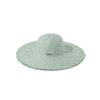 New solid color woven straw hat big brim rough edge beach hat vacation sun hat sun protection sun hat
