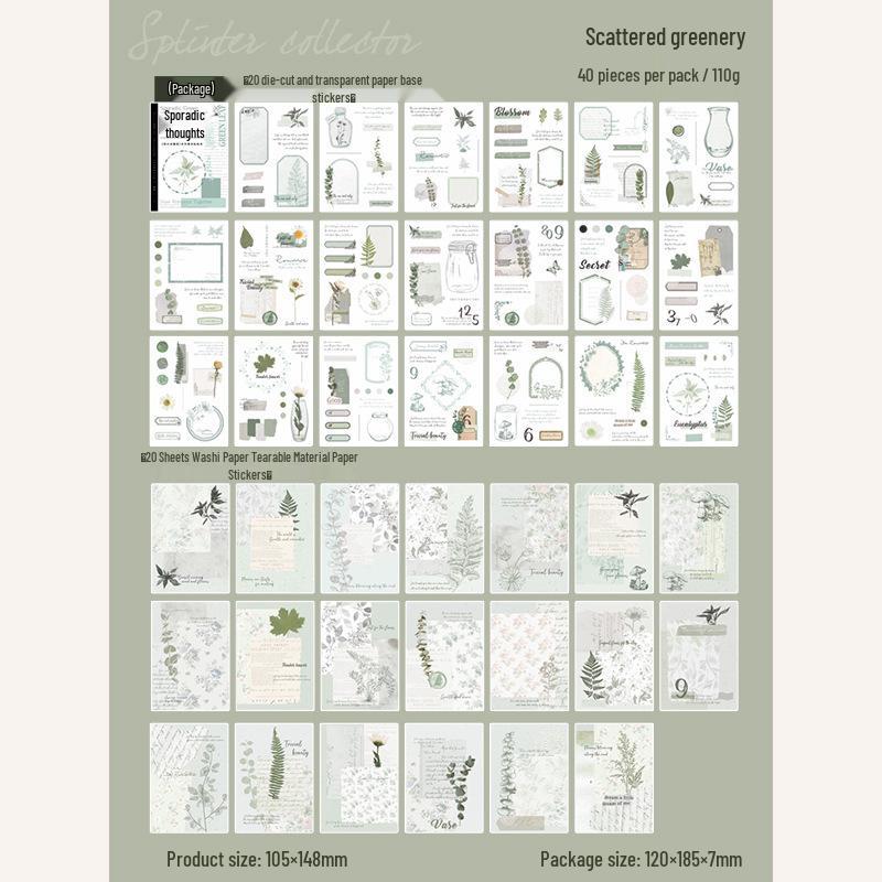 Beautiful Day Sticker Book: 40 Unique Sheets, 4 Styles for Journaling