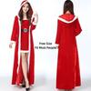 Santa Claus Cosplay Christmas Outfit Gold Velvet Christmas Perform Costume  Nightclub Bar