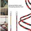 Durable Electrician Threading Device Efficient Wire Threading Large Hole Lead Device  Metal Pipes