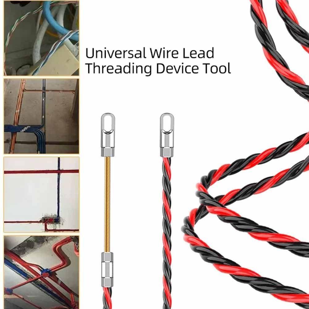 Durable Electrician Threading Device Efficient Wire Threading Large Hole Lead Device Metal Pipes