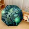 Custom Text Automatic 8 Bone Umbrella, Portable Sun Rain Protection UmbrellaHollow Knight