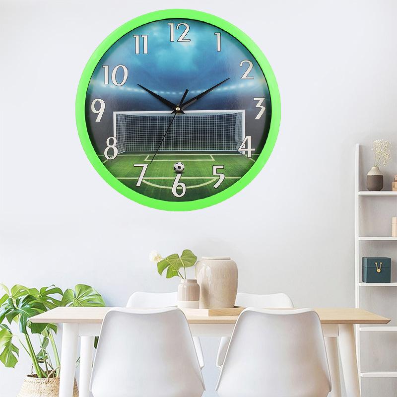 Moderne modische Wanduhr Wohnzimmer Schlafzimmer Wanduhr Leise Uhr Cartoon-Uhr Einfache kreative Quarzuhr