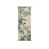 Chinese Style Zen Scroll Wall Art Painting Aesthetic Vintage Poster Semi-transparent Hanging Cloth Home Ancient Tea Room Decor